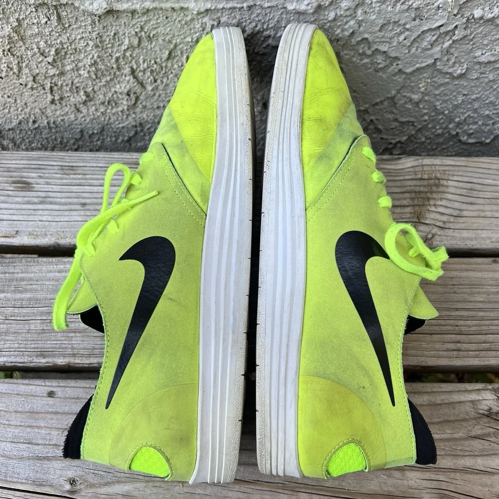 Nike Shoes Men Size 13 SB Lunarlon Oneshot Volt Neon Green